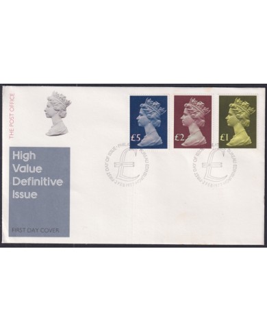 F-EX51286 UK ENGLAND 1977 FDC EDINBURGH CANCEL MACHIN HIGHT VALUE.