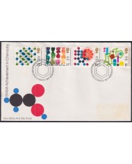 F-EX51288 UK ENGLAND 1977 FDC EDINBURGH CANCEL ACHIEVEMENT IN CHEMISTRY.