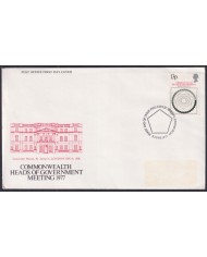 F-EX51290 UK ENGLAND 1977 FDC EDINBURGH CANCEL COMMONWELATH LANCASTER HOUSE.