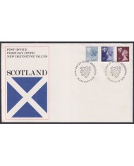 F-EX51294 UK ENGLAND 1978 FDC EDINB CANCEL SCOTLAND MACHIN DEFINITIVE STAMPS.