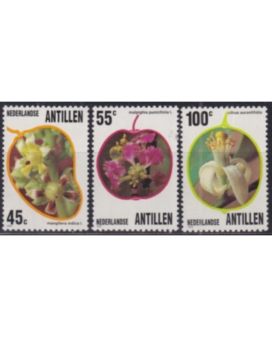F-EX50841 NEDERLAND ANTILLES 1983 MNH FLORES FLOWER.