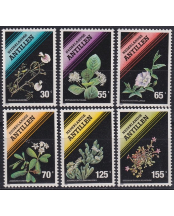 F-EX50843 NEDERLAND ANTILLES MNH 1990 FLOWER FLORES ORQUIDEAS ORCHILD.