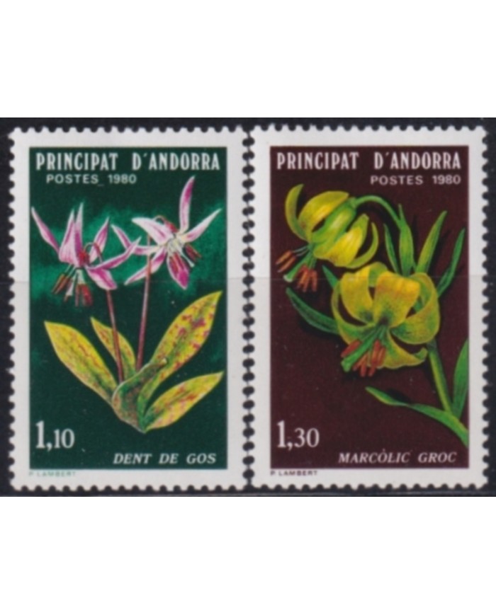 F-EX50845 ANDORRA MNH 1984 FLOWER FLORES GARDEN.