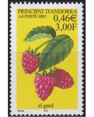 F-EX50849 ANDORRA MNH 2001 FLOWER FLORES GARDEN.