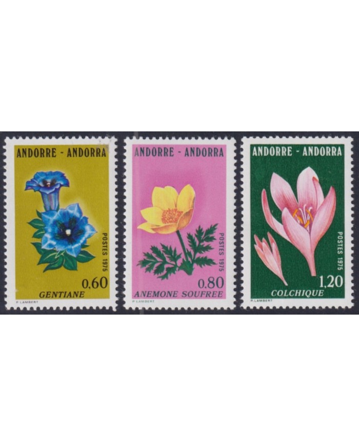 F-EX50855 ANDORRA MNH 1975 FLOWER FLORES GARDEN.