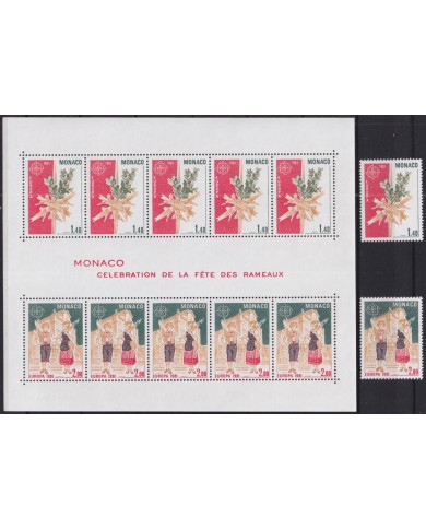 F-EX50503 MONACO MNH 1981 EUROPA FLOWER FLORES.