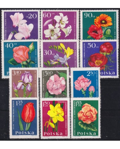 F-EX50872 POLAND MNH 1964 FLORES FLOWERS.