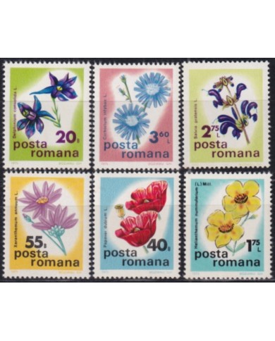 F-EX50869 RUMANIA MNH 1975 BOTANICAL FLOWER FLORES.