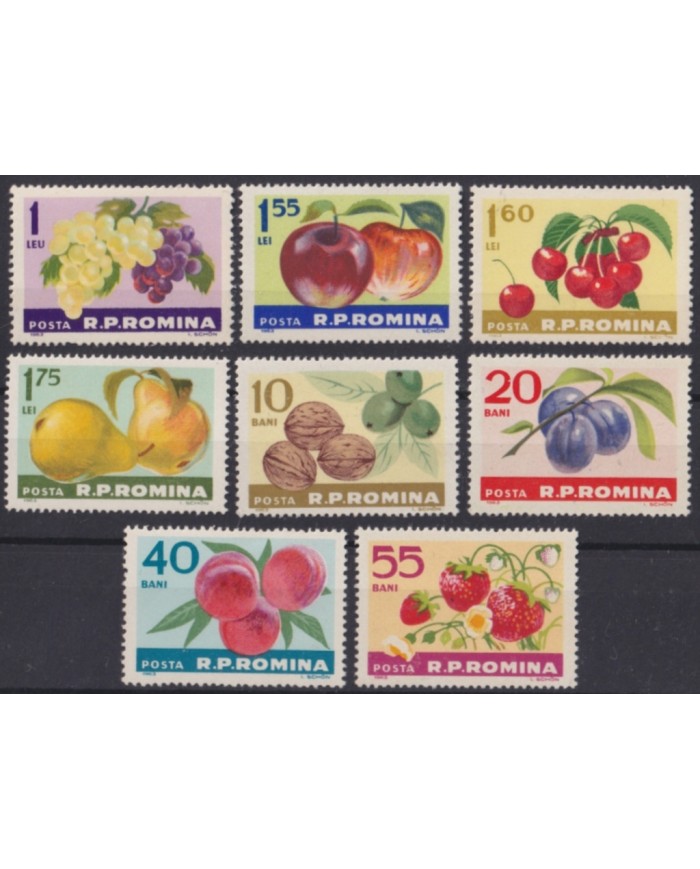 F-EX50830 RUMANIA MNH 1963 BOTANICAL FLOWER FLORES.