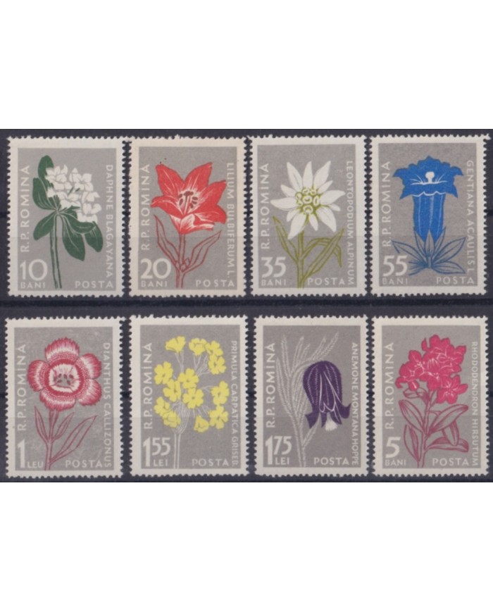 F-EX50837 RUMANIA MNH 19? BOTANICAL FLOWER FLORES.