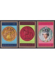 F-EX49583 BERMUDA UK ENGLAND MNH 1978 ROYAL FAMILY SILVER JUBILEE CORONATION.