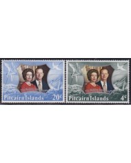 F-EX49999 PITCAIRN IS UK ENGLAND MNH 1977 ROYAL SILVER WEDDING.