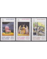 F-EX49610 PITCAIRN IS UK ENGLAND MNH 1977 ROYAL SILVER JUBILEE CORONATION.
