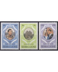 F-EX49593 SIERRA LEONE UK ENGLAND MNH 1981 ROYAL WEDDING LADY DIANA.