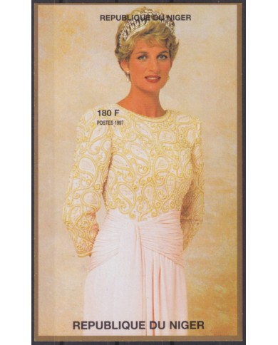 F-EX49569 NIGER UK ENGLAND MNH 1997 DEATH LADY DIANA.
