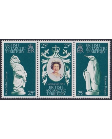 F-EX49580 BRITISH ANTARCTIC UK MNH 1978 ROYAL SILVER JUBILEE CORONATION.