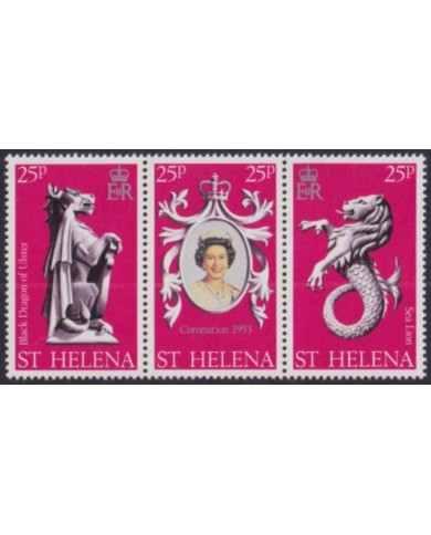 F-EX49578 ST HELENA UK MNH 1978 ROYAL SILVER JUBILEE CORONATION.