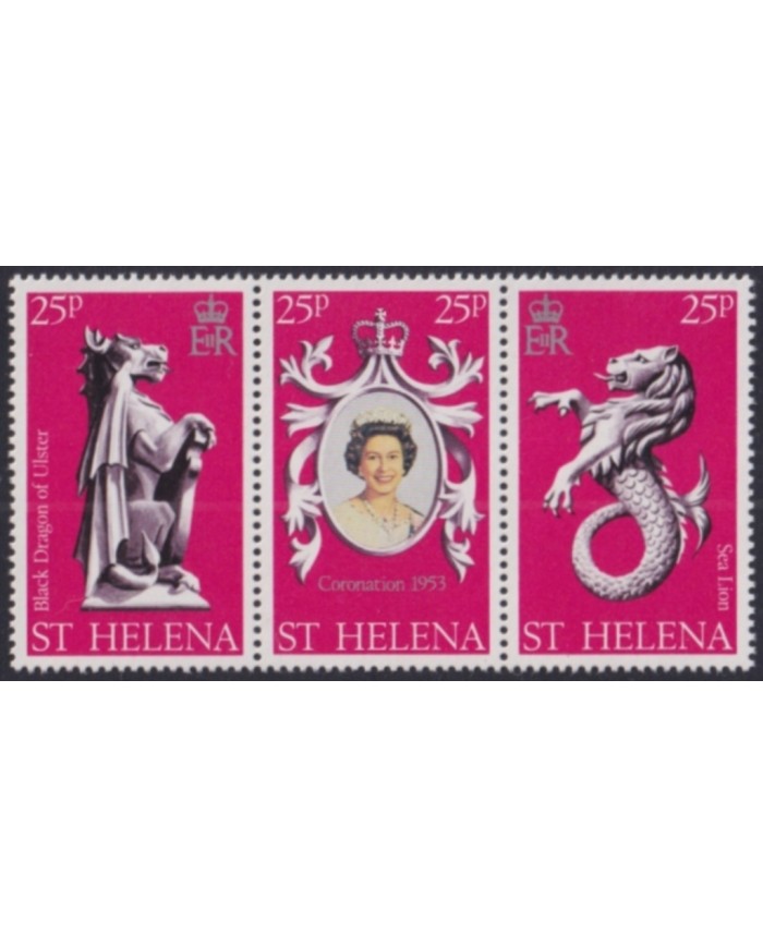 F-EX49578 ST HELENA UK MNH 1978 ROYAL SILVER JUBILEE CORONATION.