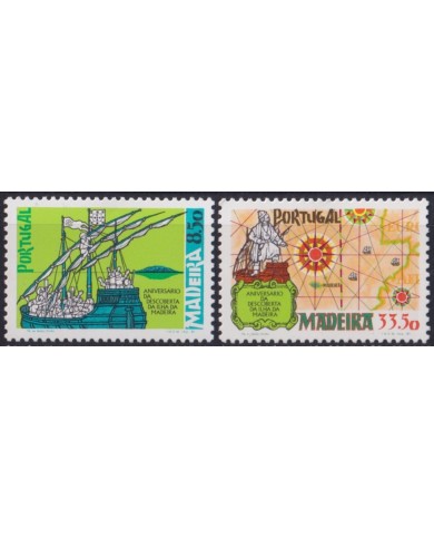 F-EX52438 MADEIRA PORTUGAL MNH 1981 SHIP DISCOVERY OF MADEIRA.