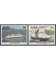 F-EX52439 EIRE IRELAND MNH 1986 STEAM PACKET SHIP.