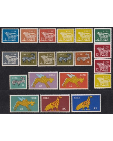 F-EX52520 EIRE IRELAND MNH 1971 CELTIC HISTORIC DESING FAUNA BIRD DEFINITIVE.