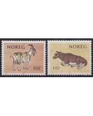 F-EX52529 NORWAY NORGE NOREG MNH 1981 COW GOAT.