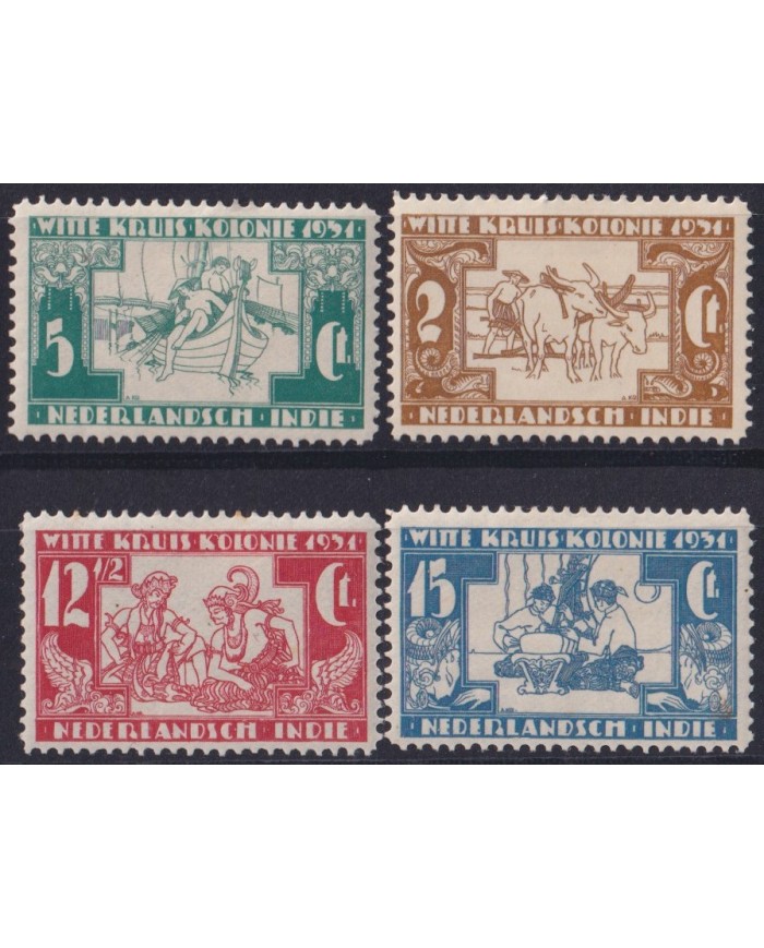 F-EX52662 NEDERLAND INDIE MH 1931 YOUTH CHILDREN FUND CARE.