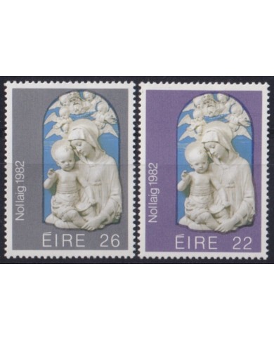 F-EX52541 IRELAND EIRE 1982 MNH CHRISTMAS NAVIDAD RELIGION ART GOTICS SCULTURE.