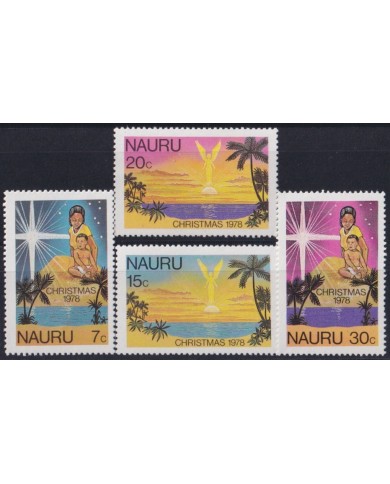 F-EX52568 NAURU MNH 1978 CHRISTMAS NAVIDAD ART DRAWING RELIGION.