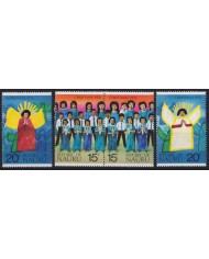 F-EX52577 NAURU MNH 1976 CHRISTMAS NAVIDAD CHILD DRAWING RELIGION.