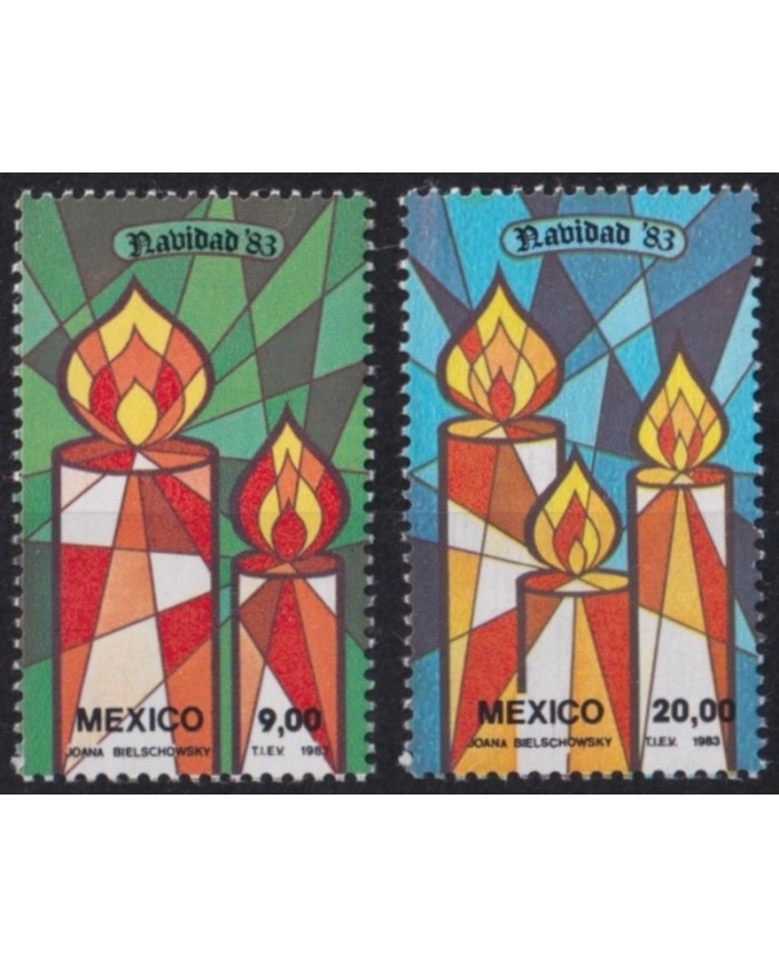 F-EX52572 MEXICO MNH 1983 CHRISTMAS NAVIDAD DRAWING RELIGION.