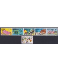 F-EX50924 ANGUILLA MNH 1976 CHRISTMAS NAVIDAD CHILD DRAWING.