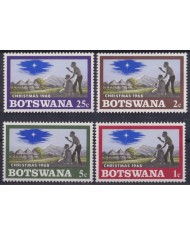 F-EX50916 BOTSWANA MNH 1968 CHRISTMAS NAVIDAD CHILD DRAWING.