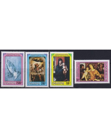 F-EX50930 UGANDA MNH 1986 CHRISTMAS NAVIDAD ART PAINTING TITIAN DURER.