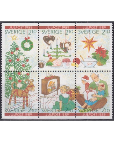F-EX50921 SWEDEN SVERIGE MNH 1983 CHRISTMAS TREE NAVIDAD NOEL DRAWING.
