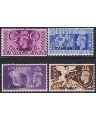 F-EX51108 TANGER MOROCCO UK ENGLAND MLH 1948 OLYMPIC GAMES LONDON.