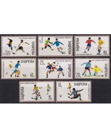 F-EX51026 ALBANIA MLH 1974 WORLD CHAMPIONSHIP SOCCER FOOTBALL.