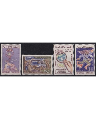 F-EX52725 TUNIS TUNISIE TUNISIA 1961 MNH STAMPS DAY.