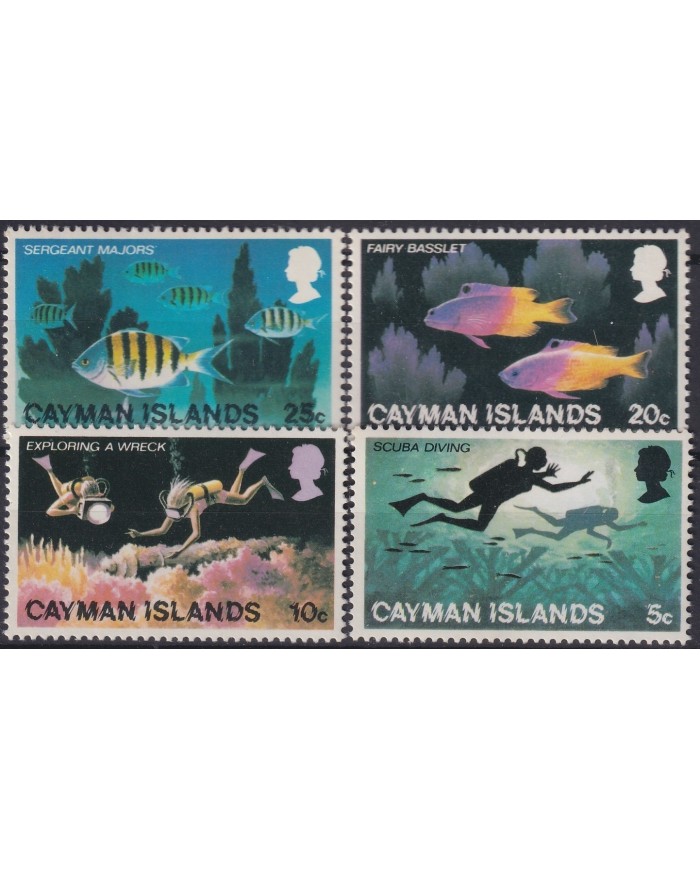 F-EX18206 CAYMAN MNH SEA LIFE FISH .