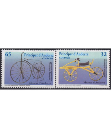 F-EX50807 ANDORRA 1997 MNH HISTORY OF CICLE CYCLING.