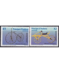 F-EX50807 ANDORRA 1997 MNH HISTORY OF CICLE CYCLING.