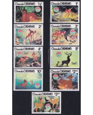 F-EX51931 GRENADA & GRENADINES MNH 1980 CHRISTMAS NAVIDAD WALT DISNEY BAMBI.