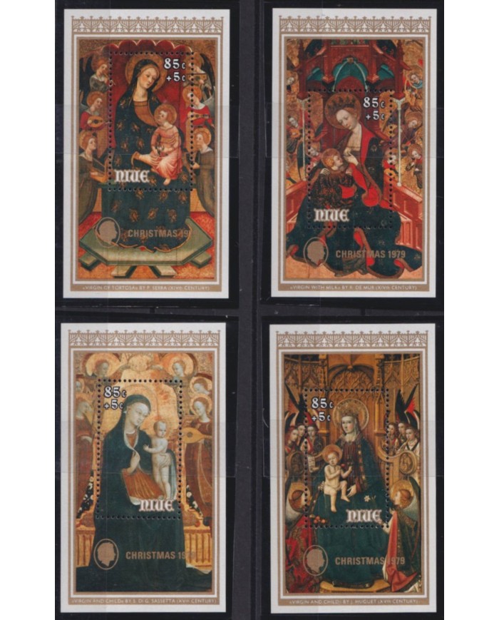 F-EX52812 NIUE MNH 1979 CHRISTMAS NAVIDAD MEDIEVAL ART PAINTING.