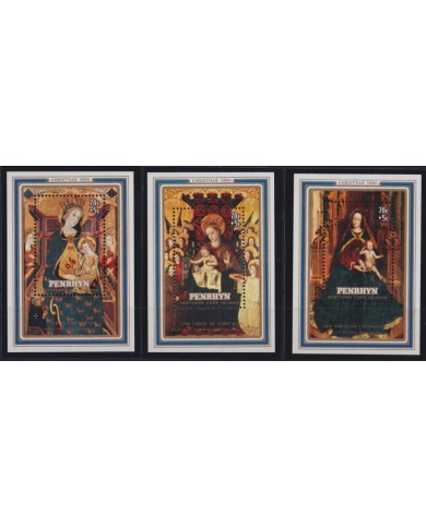 F-EX52796 PENRHYN MNH 1980 CHRISTMAS NAVIDAD MEDIEVAL ART PAINTING DALMAU SERRA BROTHER.