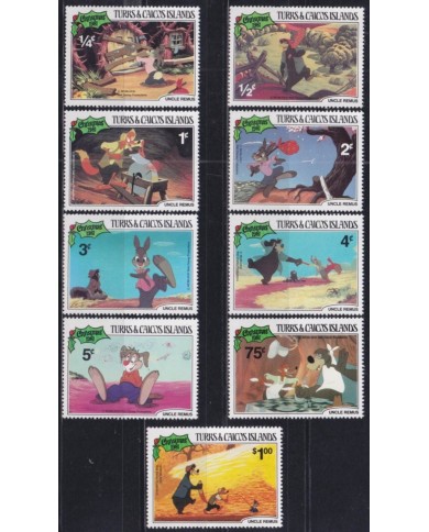 F-EX52788 TURKS & CAICOS MNH 1981 CHRISTMAS NAVIDAD WALT DISNEY UNCLE REMUS.