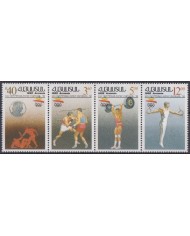 F-EX53282 GEORGIA MNH 1992 OLYMPIC GAMES BARCELONA BOXING ARCHEOLOGY ATHLETISM.