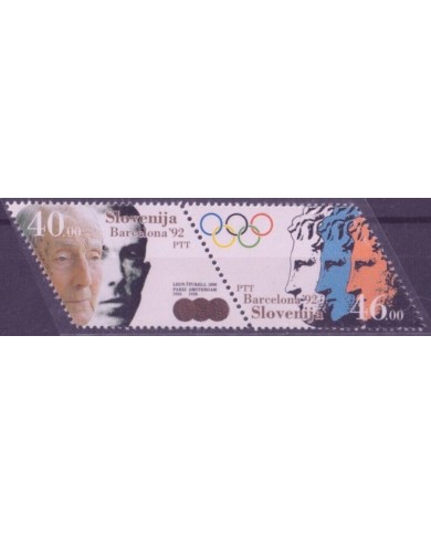 F-EX53330 SLOVENIA MNH 1992 OLYMPIC GAMES BARCELONA ARCHEOLOGY.