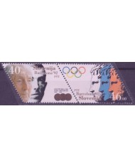 F-EX53330 SLOVENIA MNH 1992 OLYMPIC GAMES BARCELONA ARCHEOLOGY.