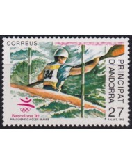 F-EX53340 ANDORRA MNH 1992 OLYMPIC GAMES BARCELONA CANOES KAYAK PIRAGUISMO.