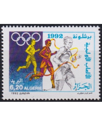 F-EX53342 ALGERIE ALGERIA MNH 1992 OLYMPIC GAMES BARCELONA ATHLETISM.